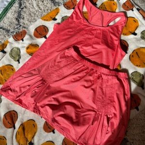 Tennis tank and Skort